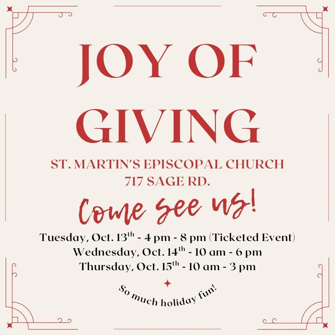 We are beyond excited to be back at Joy of Giving this year! One of our very favorite places! Please come see us! Grab a few yummy things, place a holiday order or just come say hi! We can&rsquo;t wait!

#sweetrockinrolls #stmartinsjoyofgivingmarket 