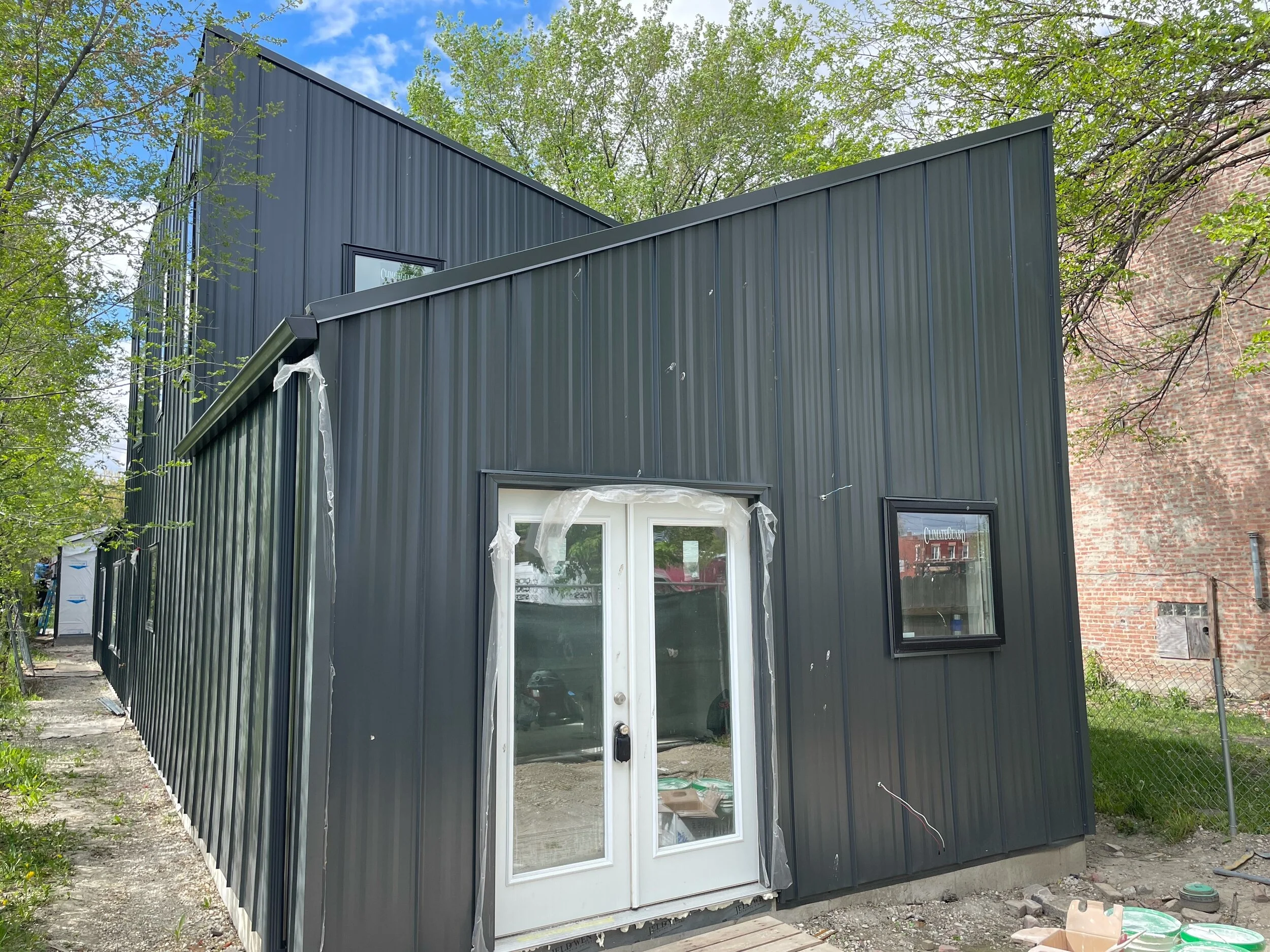 Corrugated single family home in Chicago