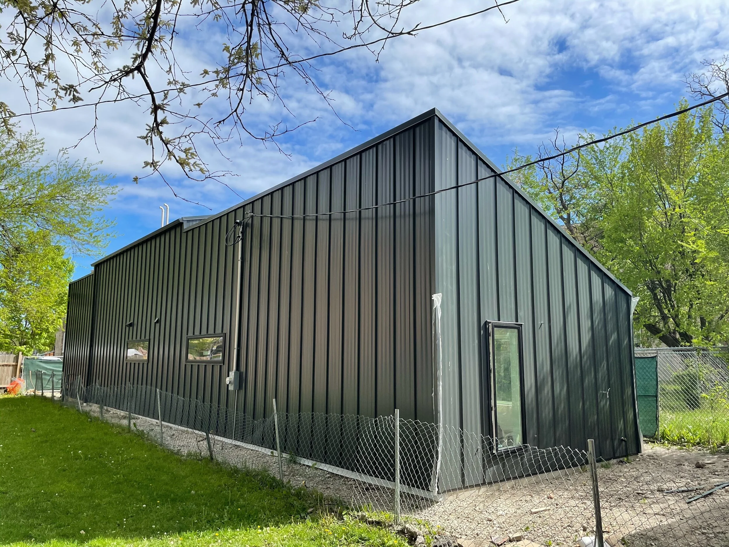 Corrugated single family home in Chicago