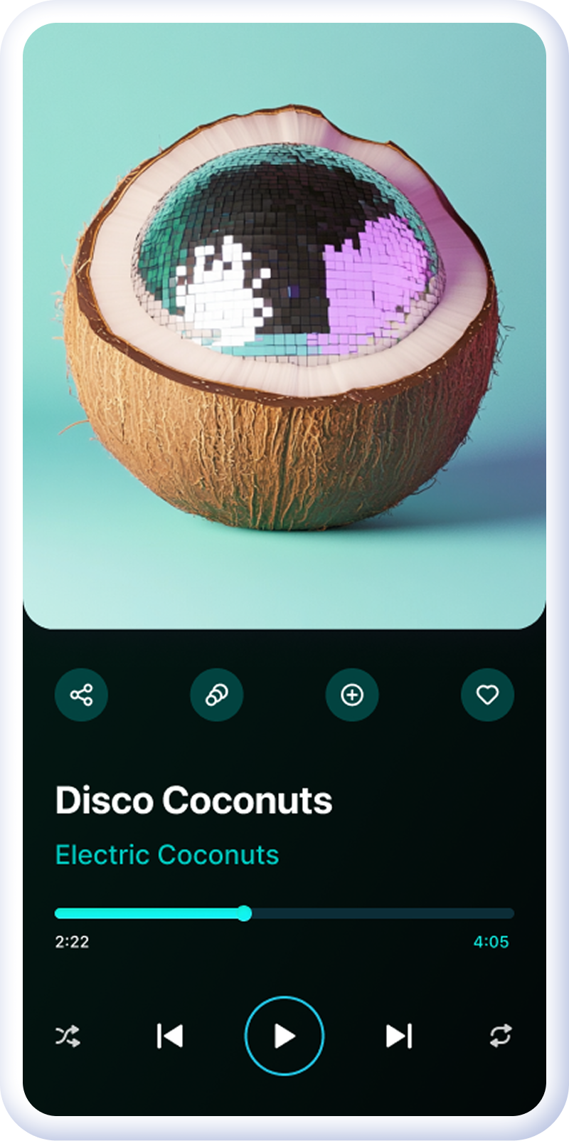Coconut Disco Music Player (iOS App)