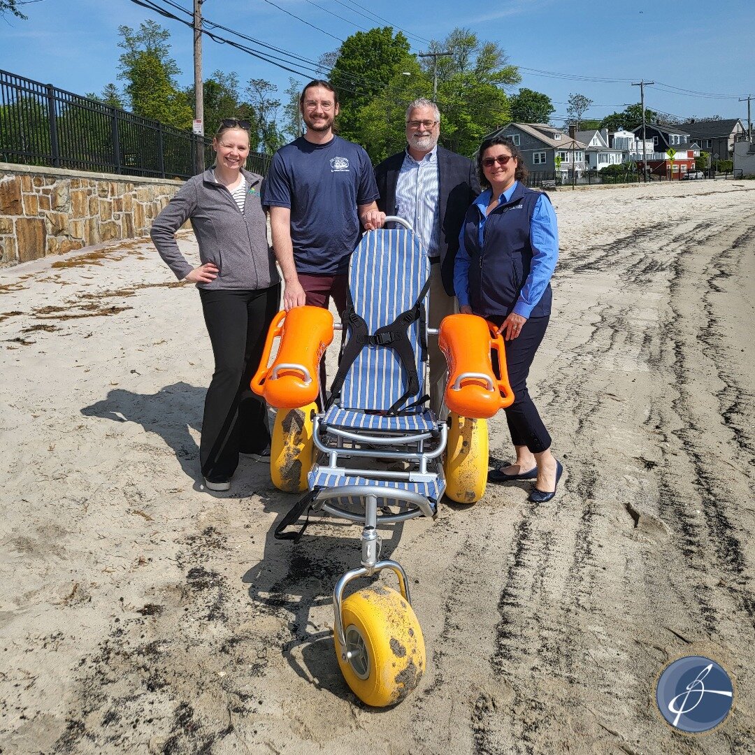 Across from Green Harbor Park on Pequot Avenue in New London, CT, you will find a sandy little beach, known as Green Harbor Beach. This quaint summer destination is one of the only free public beaches left in the area. 

They say that many hands make