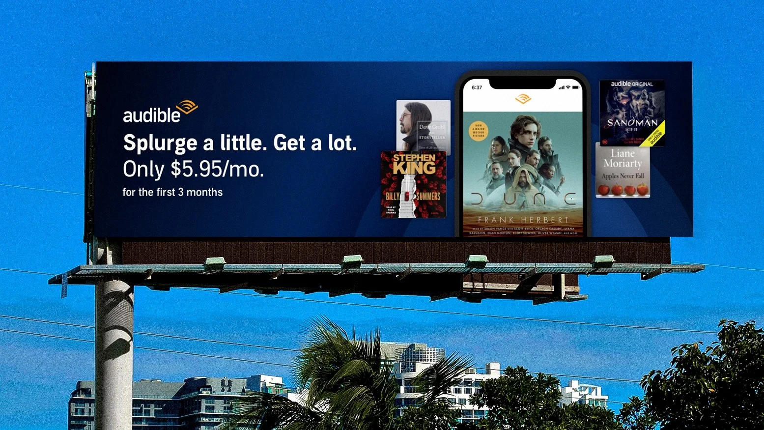 Audible Winter Promo: Out of Home Campaign