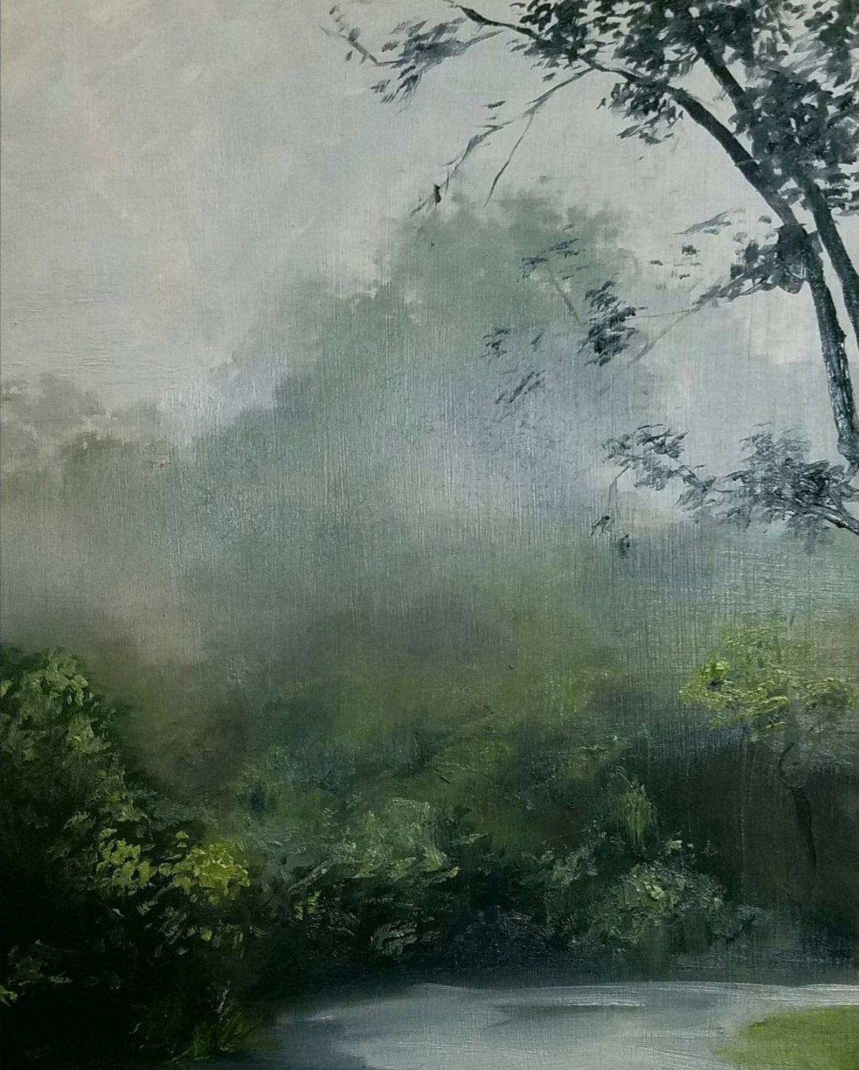Mists. Oil on Wood Panel. 2012. 8" x 10" (sold)