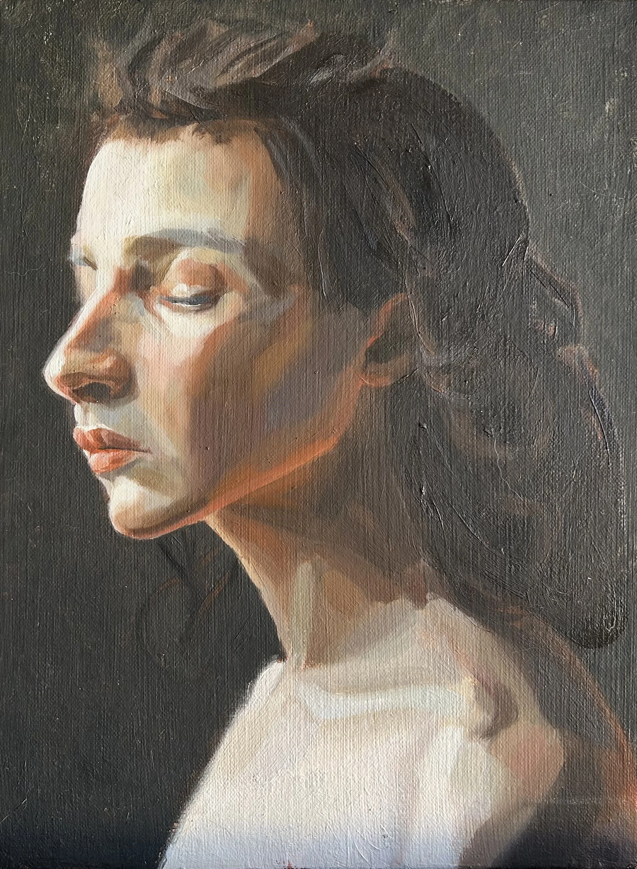 Untitled. Oil on Canvas. 2026. 9" x 12"