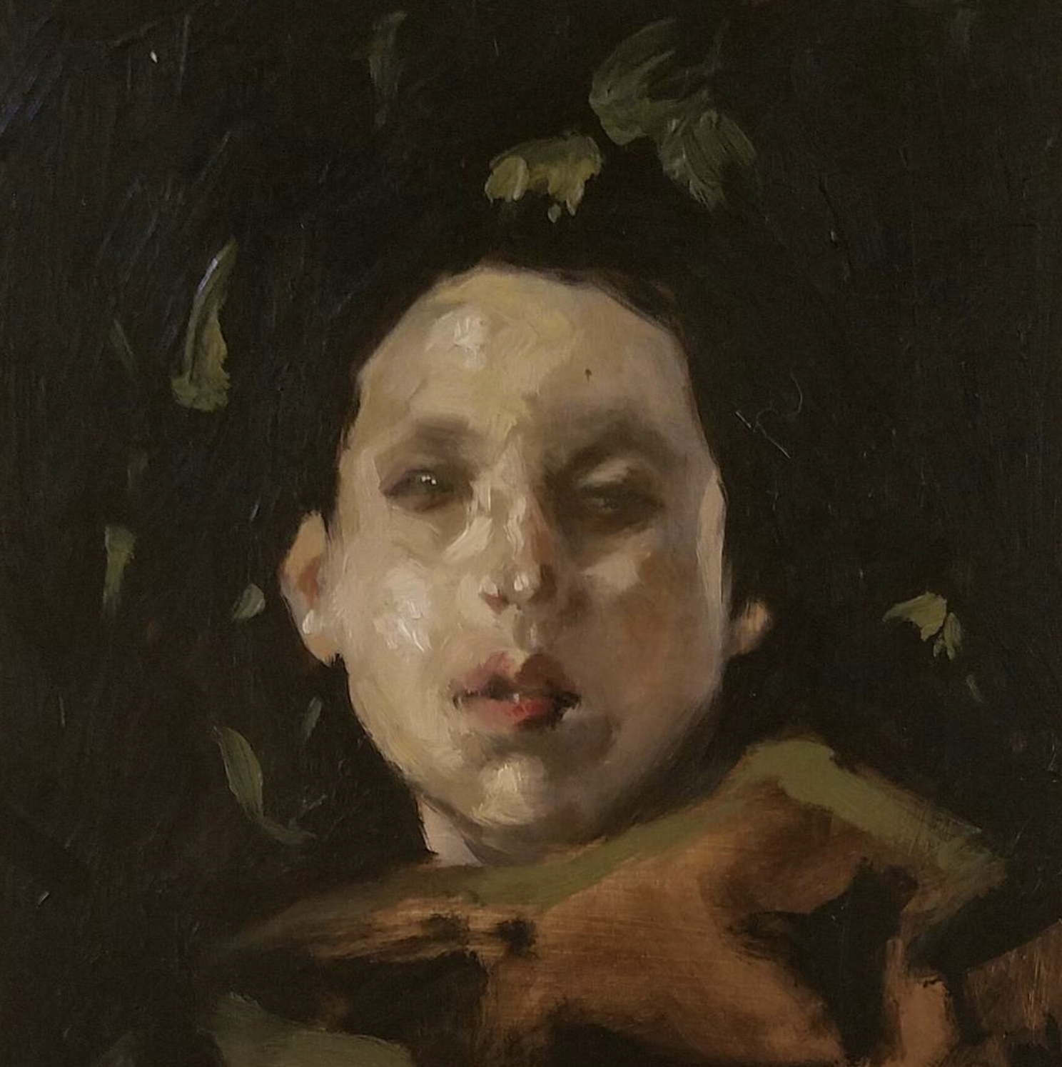 Study After Antonio Mancini. Oil on Wood Panel. 2014. 8" x 10" (sold)