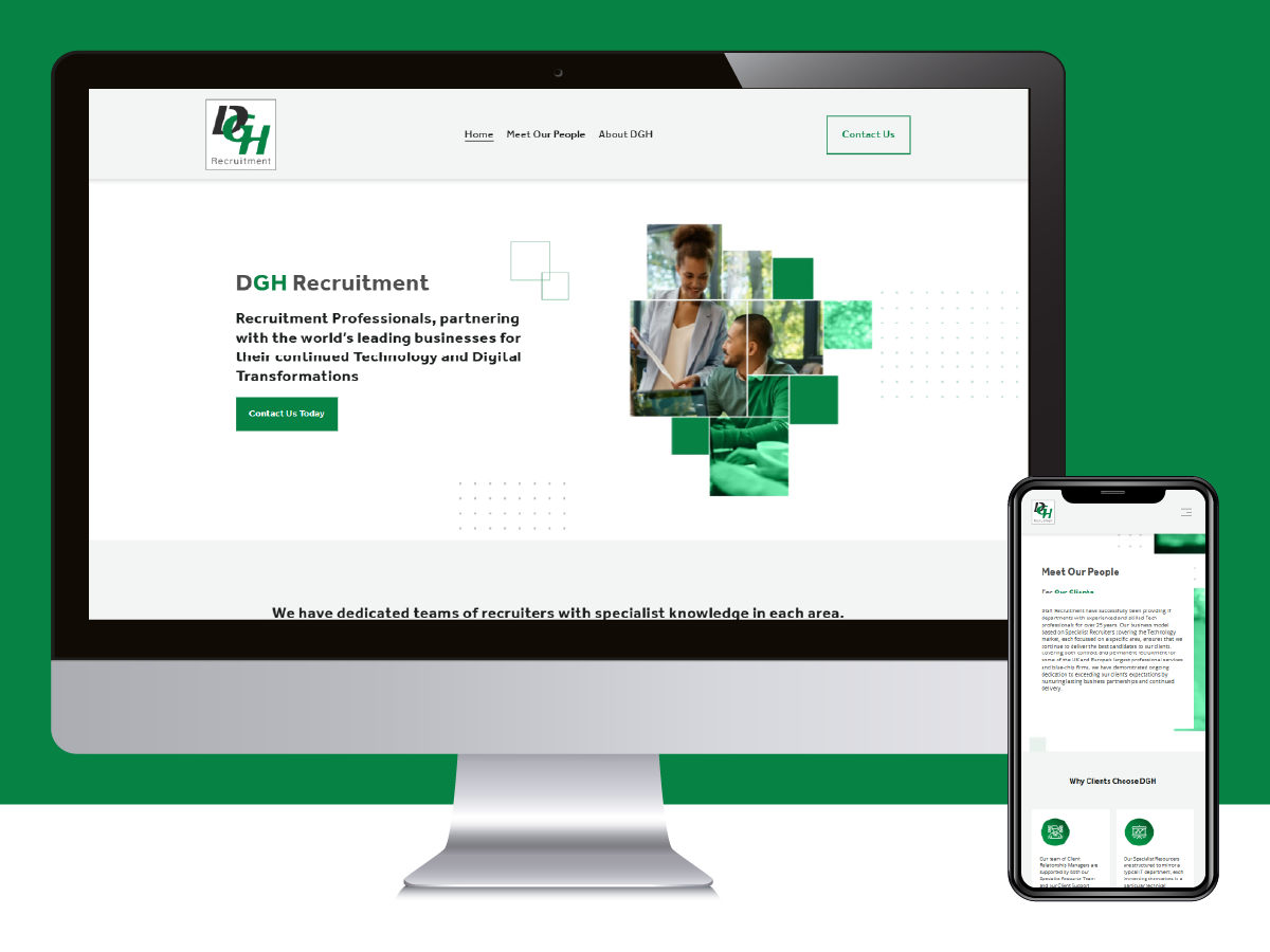 IT Recruitment Website Design &amp; Branding in Sussex