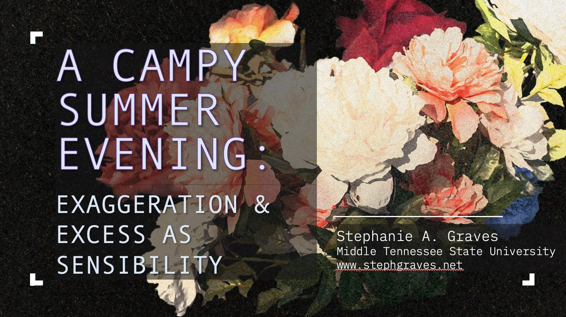 “A Campy Summer Evening” Slides
