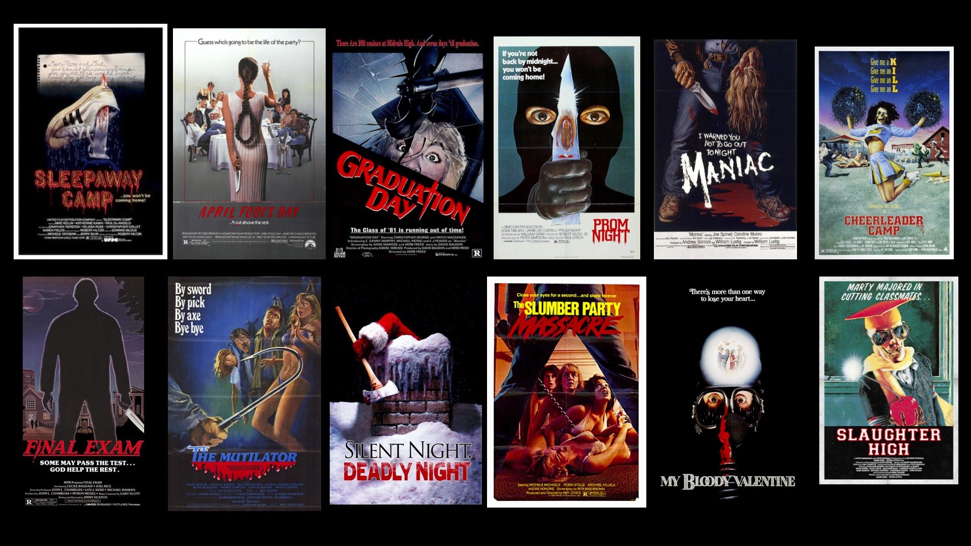 Why were there so many slasher horror movies made in the early