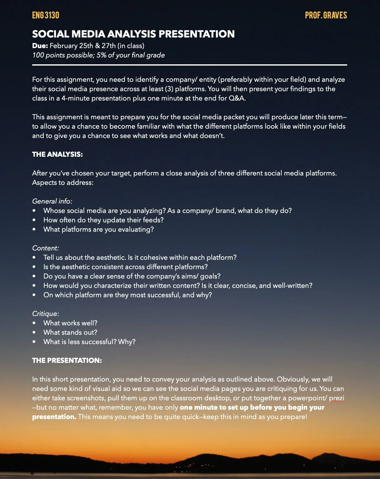 3130 SP20 Social Media Analysis