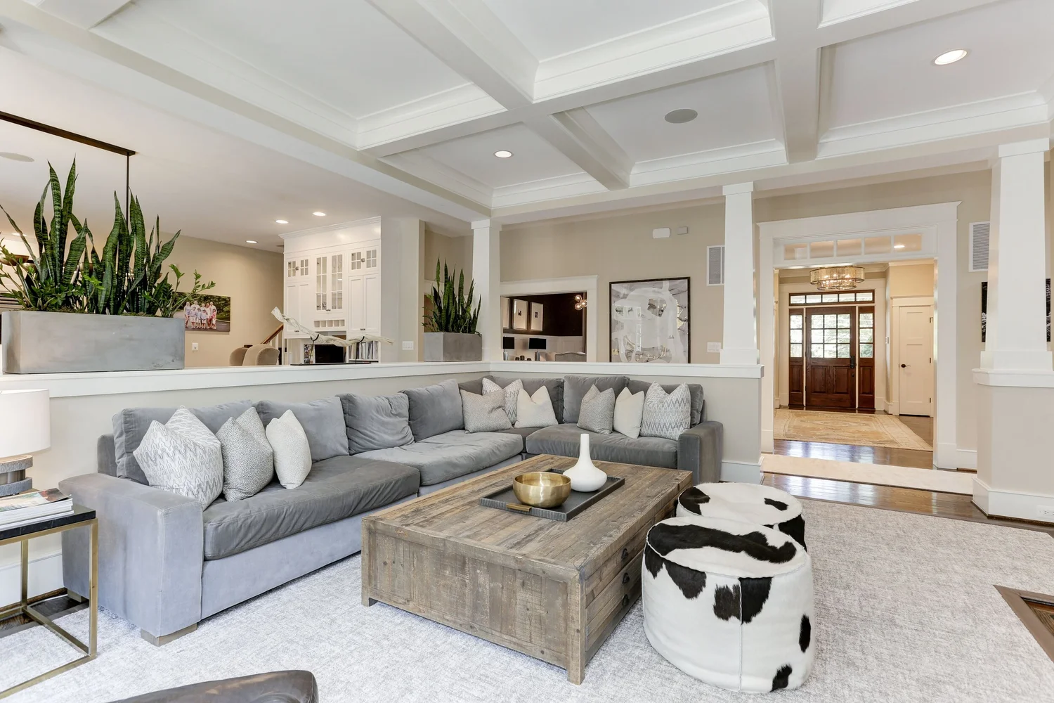 Comfortable family home interior in McLean, Virginia