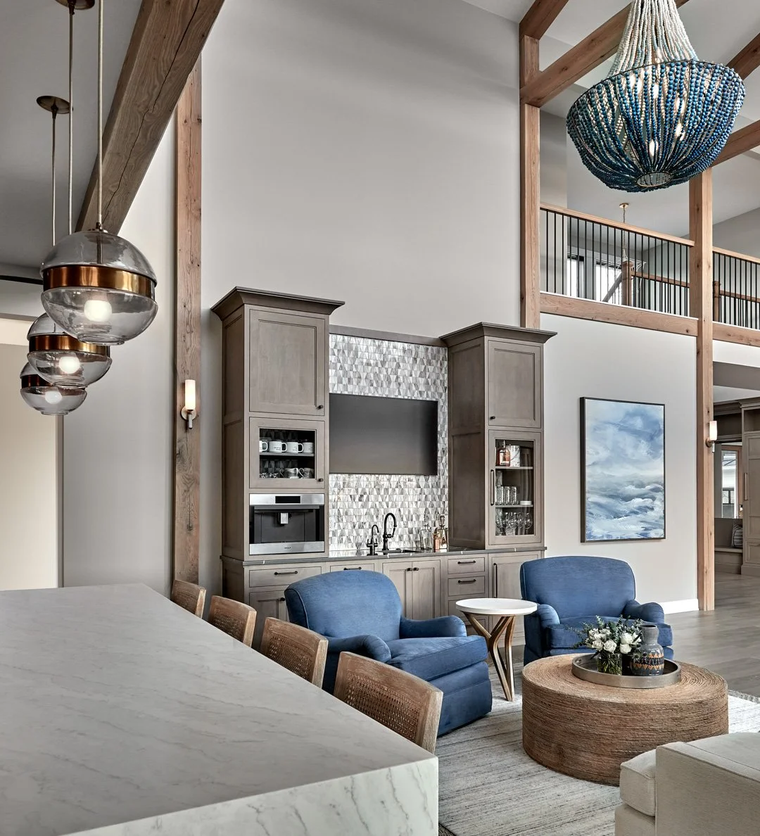 Kitchen detail with custom cabinetry