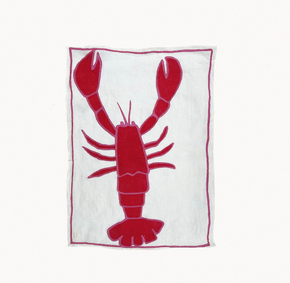 Lobster Tea Towel, £30, Maison Flâneur