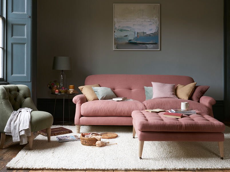 Pink clearance loaf sofa