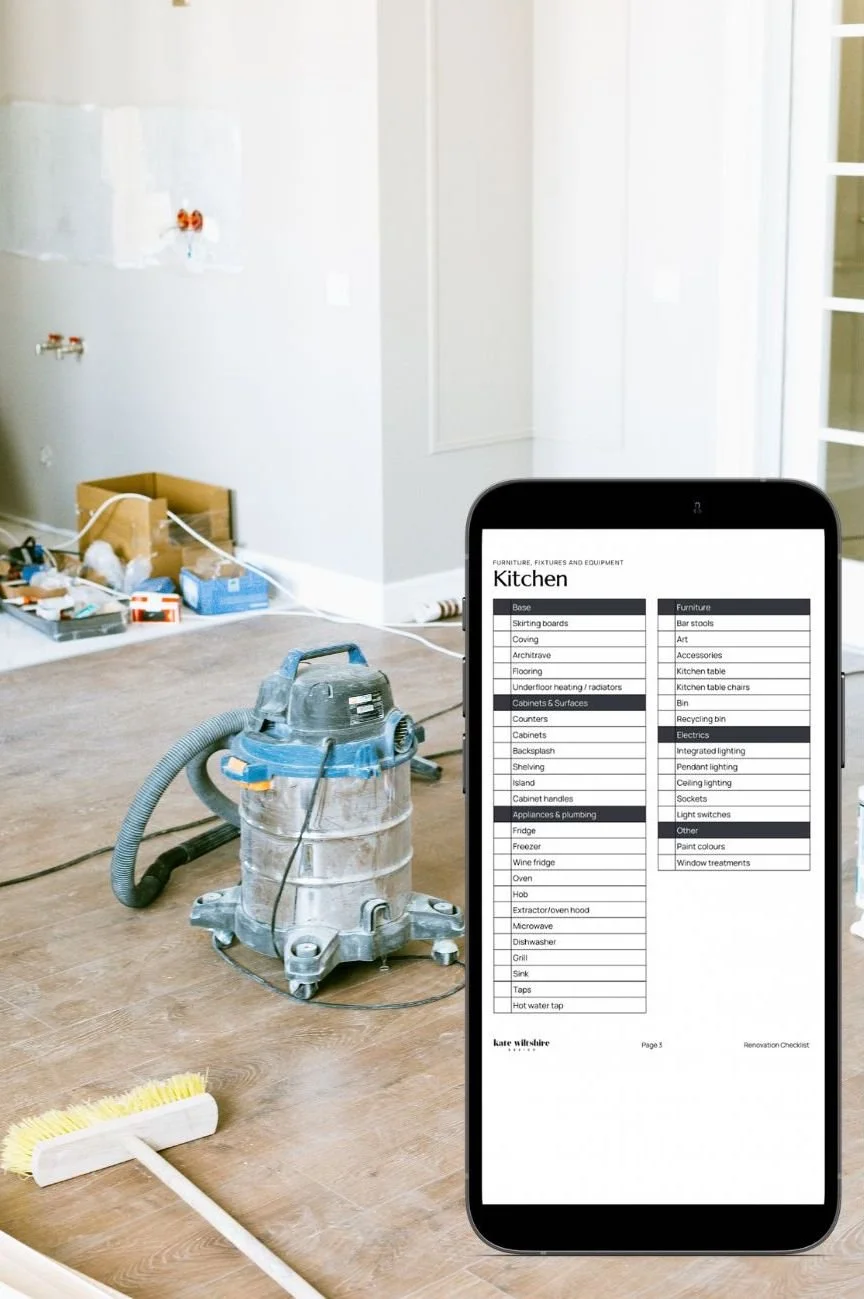 Home Renovation Checklist | Kate Wiltshire Design