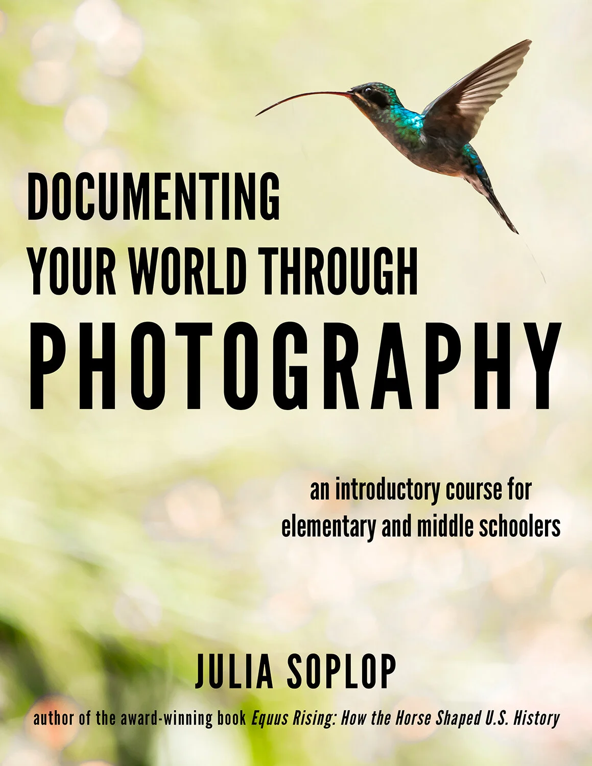 Documenting Your World Through Photography: An Introductory Course for Elementary and Middle Schoolers. By Julia Soplop. Hill Press.