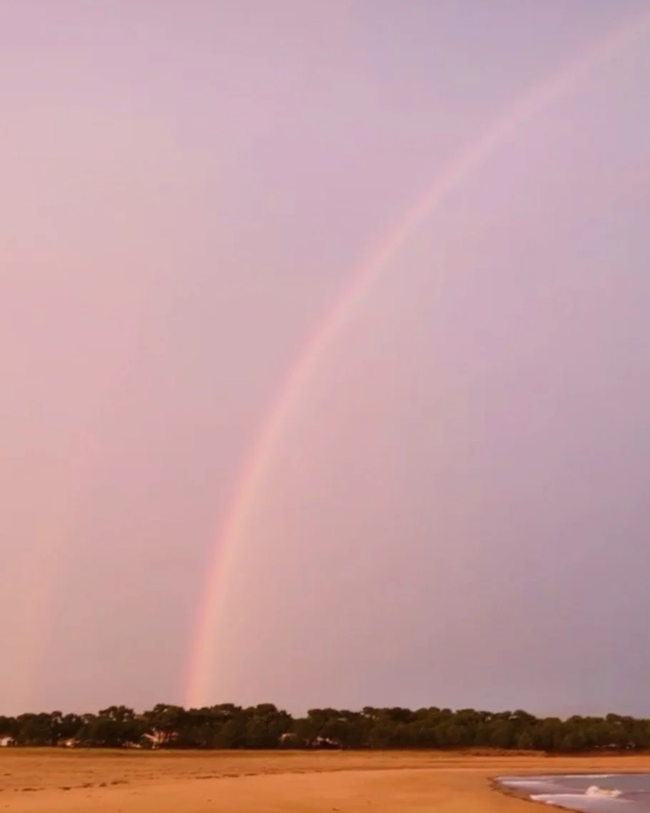 ciel plage rainbow