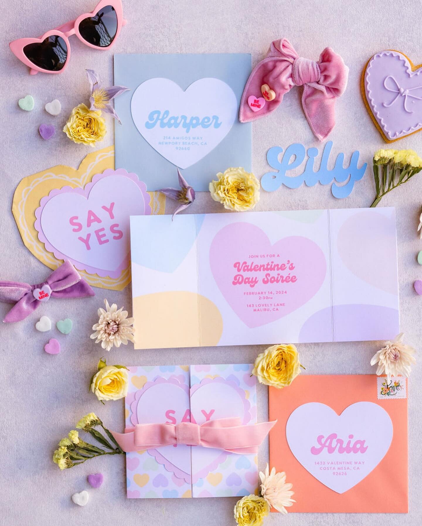 Happy Galentine&rsquo;s day to all the girlies! This hearts and bows gal pal party is just the cutest way to celebrate all those sweet little friendships, old and new! 💛💝🧡💜💗

Vendors - Design &amp; Planning - @beijosevents / Photographer - @jess