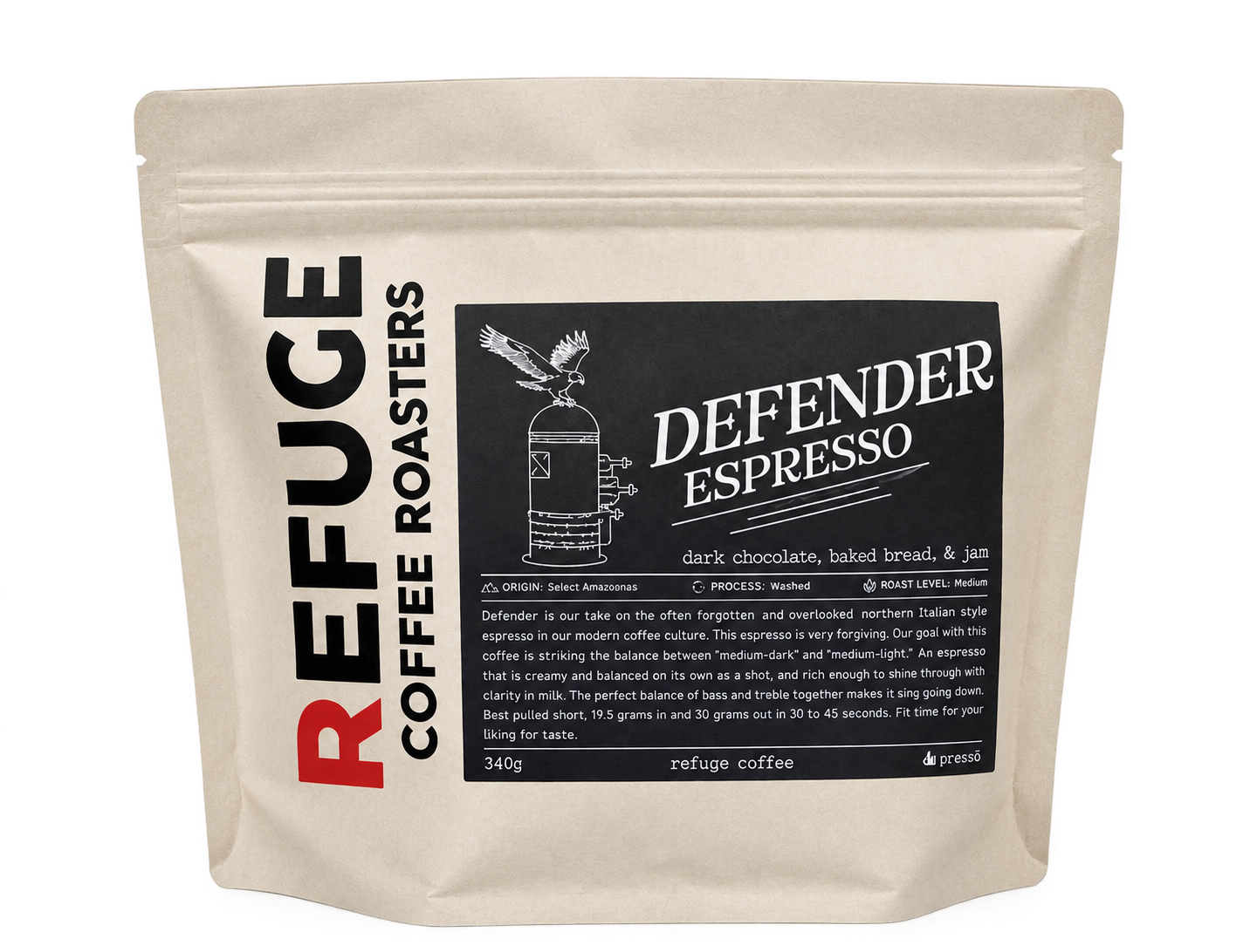 Defender Espresso Blend - Whole Bean