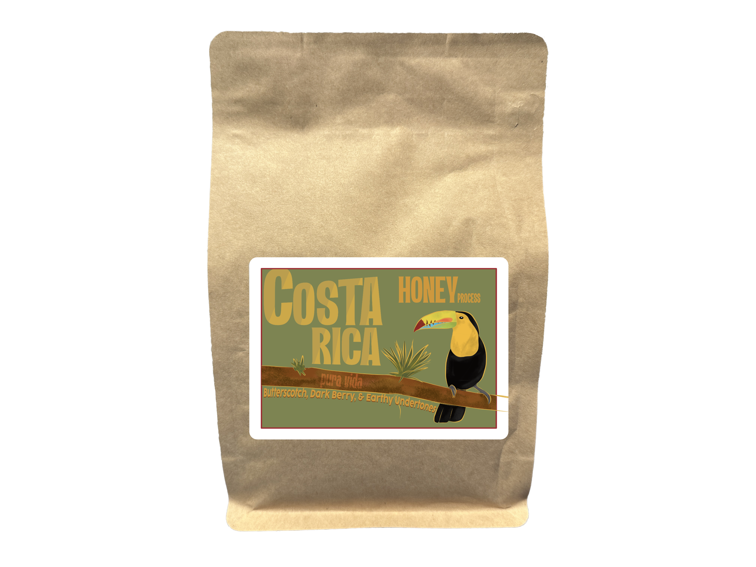 Costa Rica Pura Vida Microlot - Honey Process - Single Origin Coffee