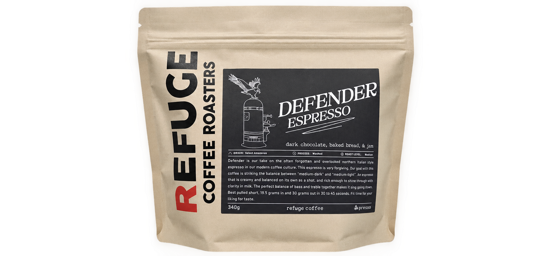 Defender Espresso Blend - Whole Bean
