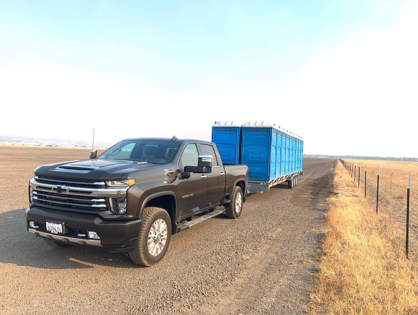 We are trailered up and ready for events! Let&rsquo;s get out enjoy the sun! #eventrentals #toilets #weddings #fun #summer #redding #shastacounty #rodeo