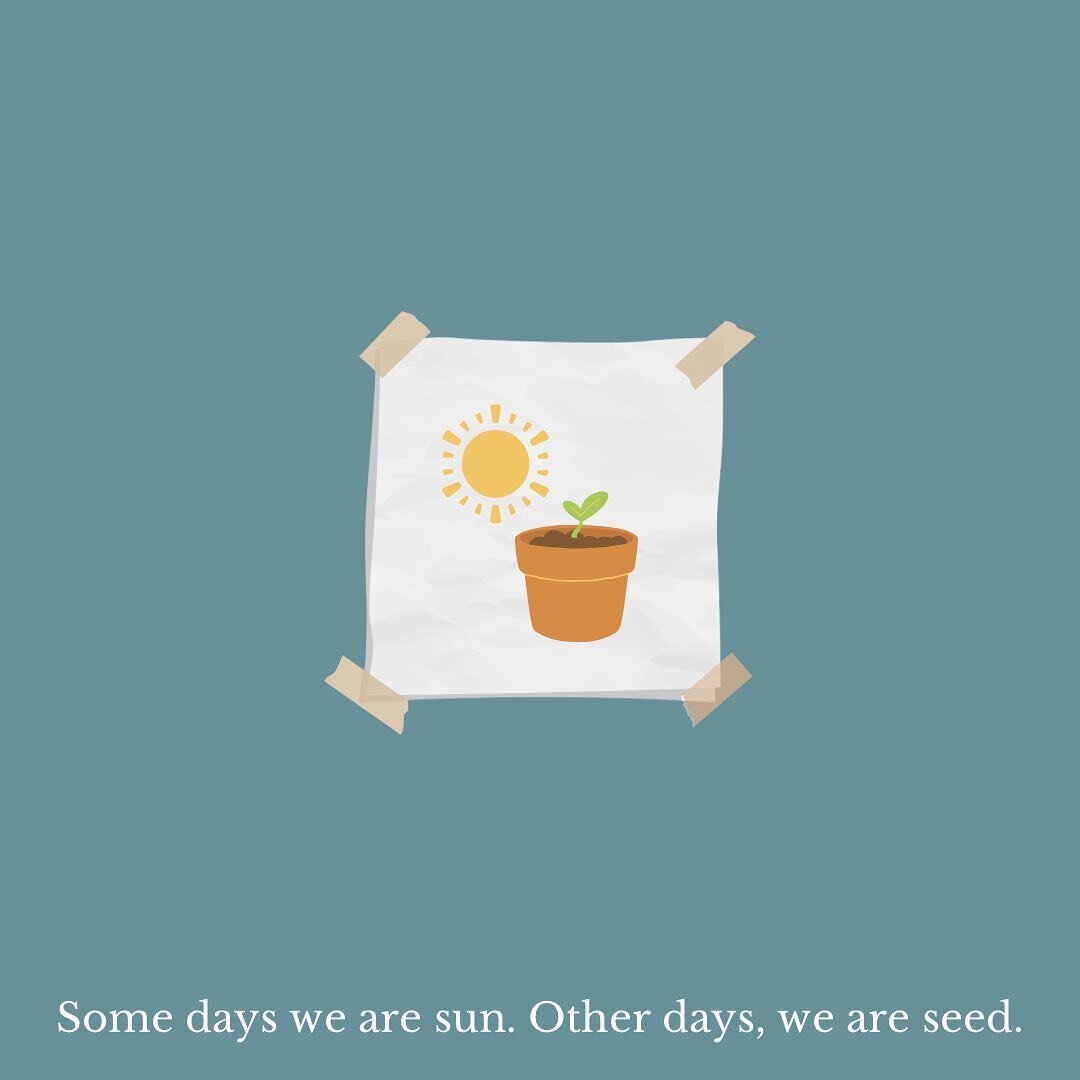 Here&rsquo;s to a Monday where we remember the power of our own light. 

Here&rsquo;s to a Monday where we remember to allow ourselves to receive the light of others. 

We get to give and we get to receive. And/both around here. You got this. ✨

Root