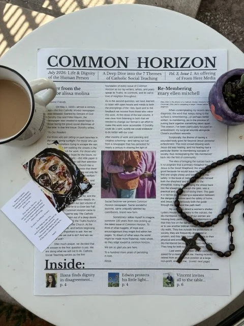 COMMON HORIZON NEWSPAPER: Life and Dignity of the Human Person