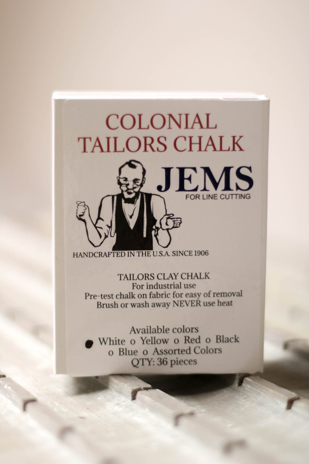 JEMS Tailor's Chalk Clay — Colonial Tailor's Chalk