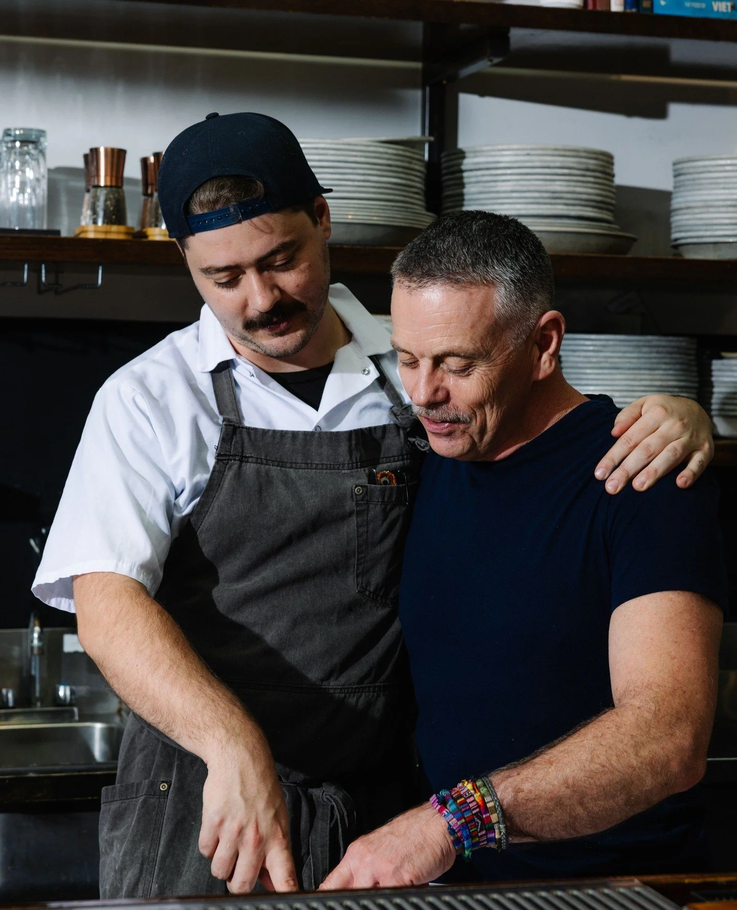 Aren&rsquo;t we cute? Our team always has each others backs 🫂 Come feel the love, book a resi using the link in our bio!⁠
⁠
#stroch #raleighfood #raleigheats #neworleans #cajuninspired #downtownraleigh #oysterbar #seafood #raleighseafood #rawbar #go