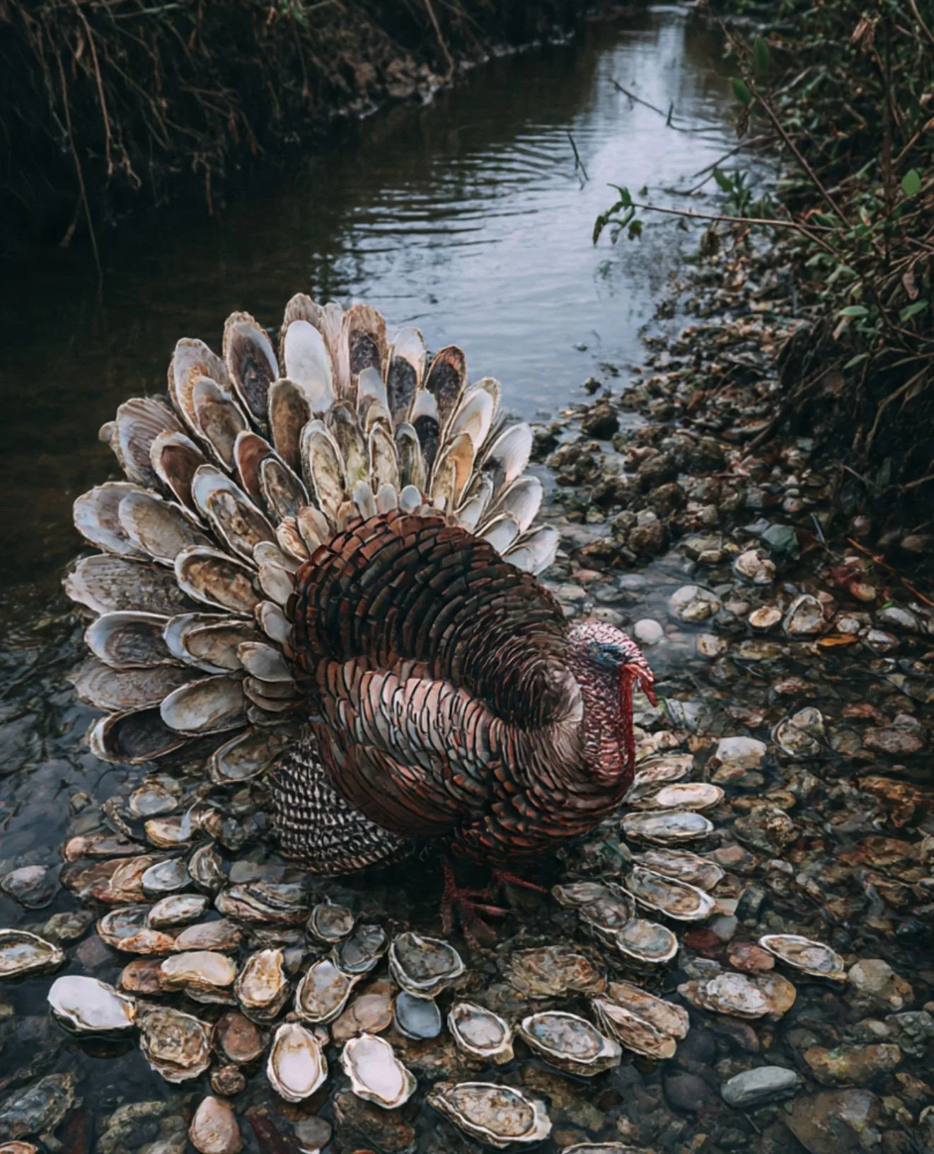 Our bird is extra&hellip; briny. 🦪🦃