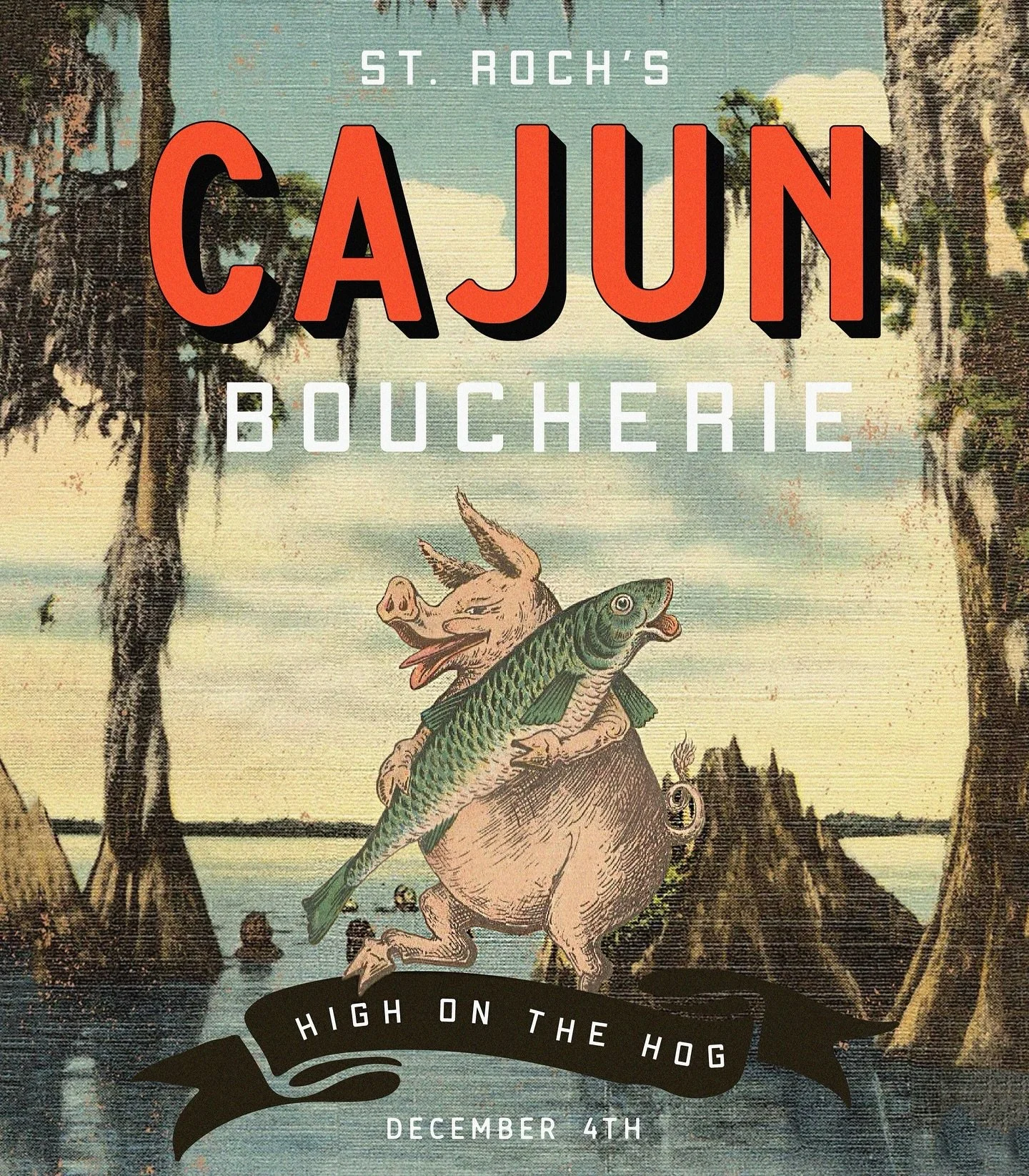 We&rsquo;re going hog wild tonight at St Roch!  Join us as we celebrate the Boucherie.  Link in bio to grab the last few seats.  See ya tonight!