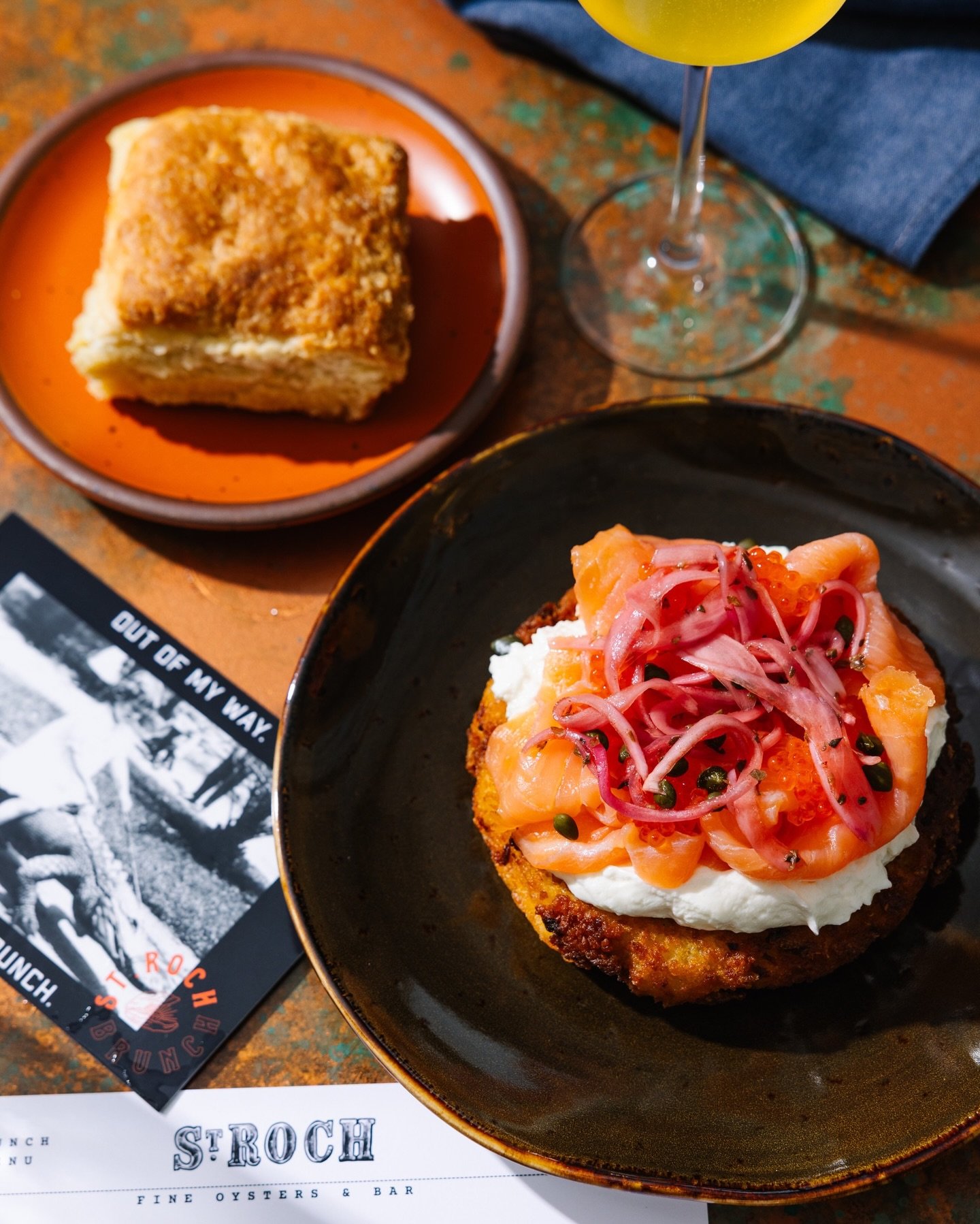 Have the holidays been a Latke? Come on down and see us for brunch on Sundays! 🐟🥯 🍳

#brunch #downtownraleigh #raleigheats #raleighbrunch #raleighfoodpics raleighfoodie cocktails oysters rawbar goodeats brunchinspo brunchideas weekend brunchdrinks