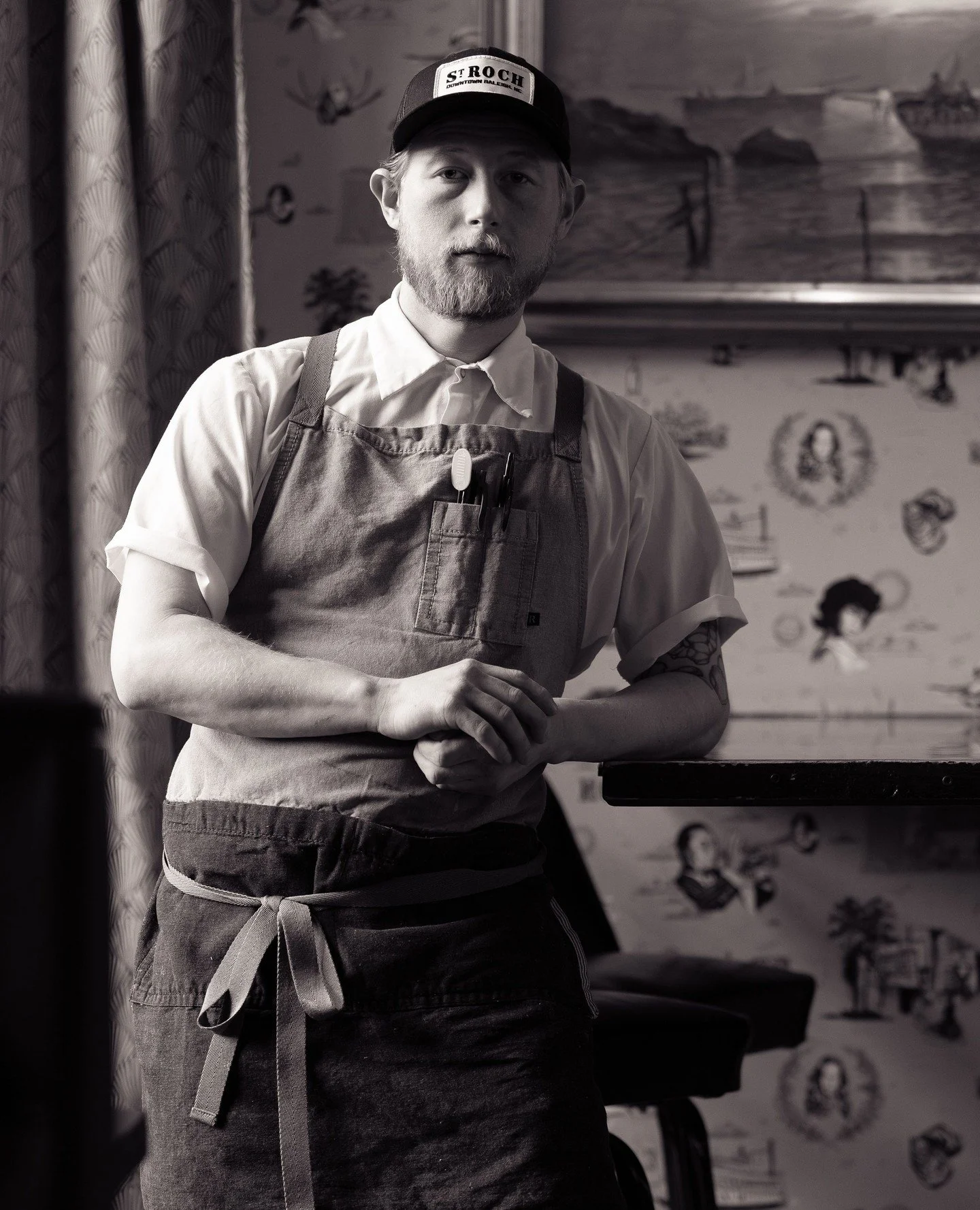 Well hey Jeff 👋 This is our Sous Chef, Jeff!⁠ Originally from Maine, Jeff cut his teeth in sustainable agriculture and farming, which shaped his deep respect for ingredients and food. He translated that passion into a career in several kitchens in M