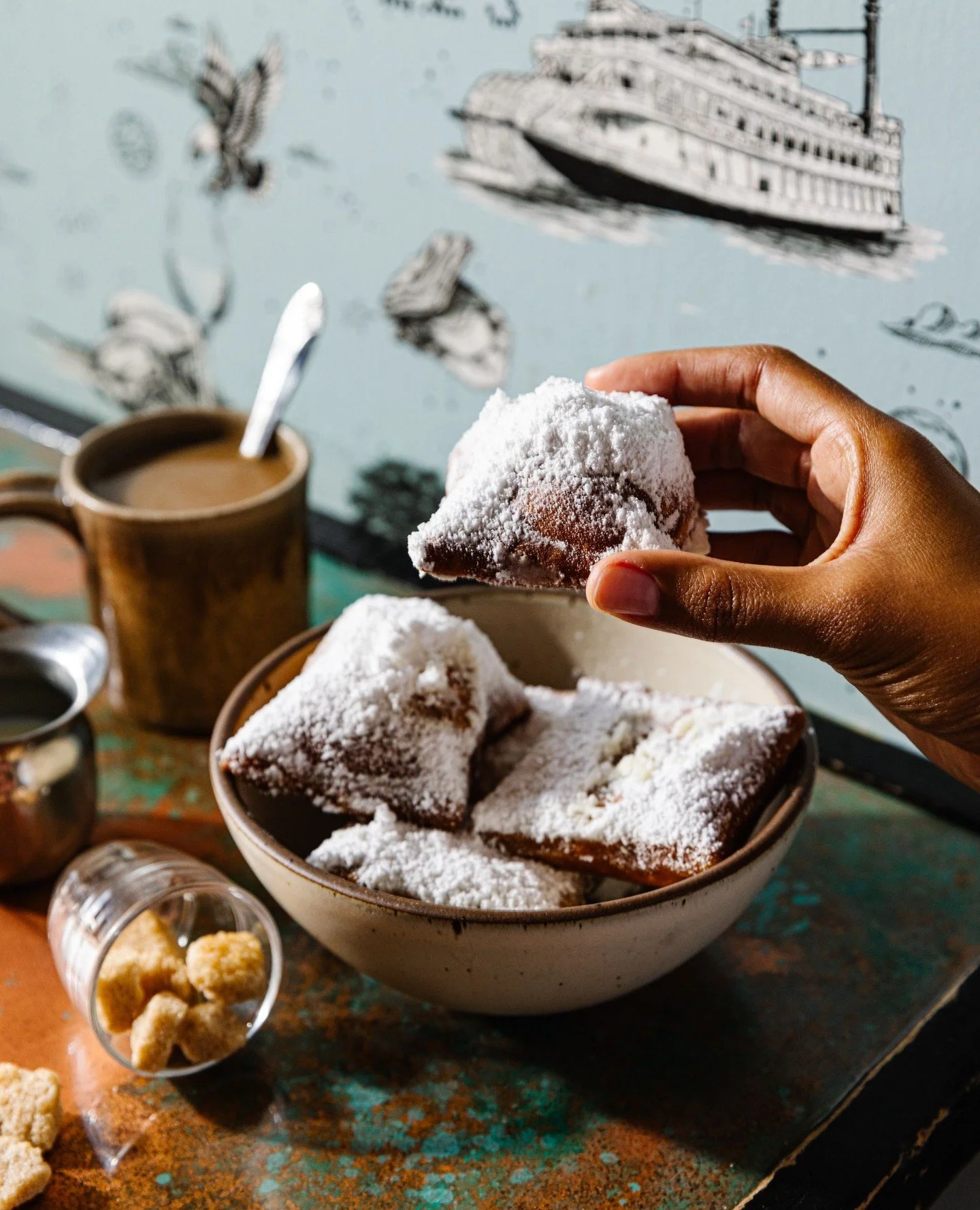 Brunch: a soft landing for your weekend! A plate full of beignets will put things back in order 🥞 Book your reservation using the link in our bio!⁠
⁠
⁠
#brunch #downtownraleigh #raleigheats #raleighbrunch #raleighfoodpics #raleighfoodie #cocktails #