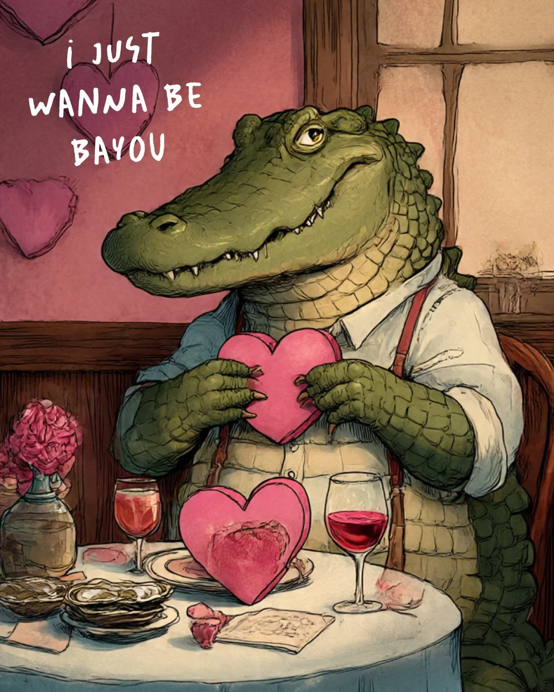 I wanna be bayou side at the oyster bar lover 🐊💗🦪 Happy Valentine&rsquo;s Day folks 💌 ⁠
⁠
#stroch #raleighfood #raleigheats #neworleans #cajuninspired #downtownraleigh #oysterbar #seafood #raleighseafood #rawbar #goodvibes #raleighrestaurant #che