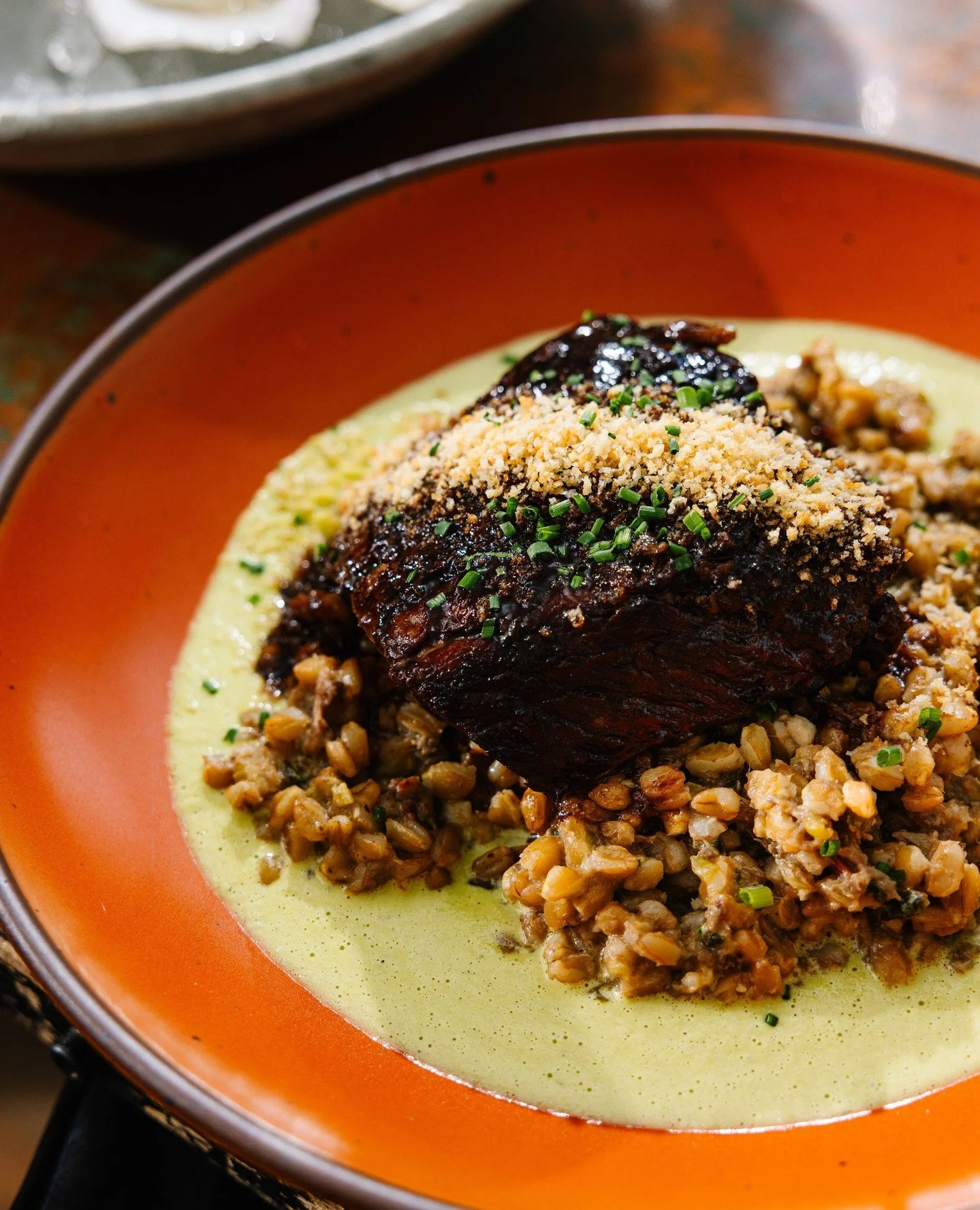 Not to brag but this is on the menu. The Creole Short Rib is a can&rsquo;t miss! Come down for a taste! Use the link in our bio for reservations. ⁠
⁠
#shortrib #farro #creolefood #dtr #raleigheats #raleighrawbar #raleighrestaurant #foodstagram #ncsea