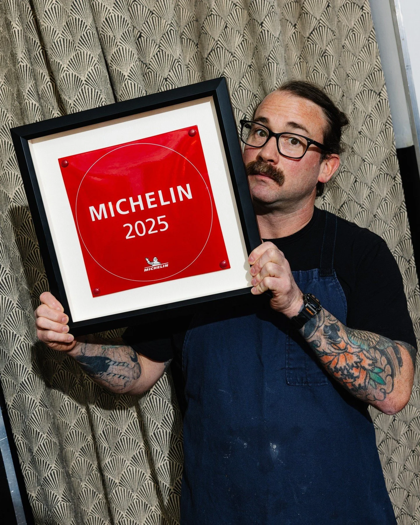 You&rsquo;d think Sunny would re-tire after being included in the @michelinguide&rsquo;s inaugural guide, but no, he&rsquo;s sticking around for a ⭐️ 

#michelinguide #michelinnc #neworleans #cajuninspired #downtownraleigh #oysterbar #seafood #raleig