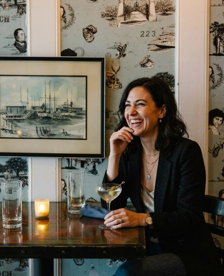 This is how happy our martinis make you🍸😀 Let us brighten your day a tini bit, use the link in our bio to reserve a table!⁠
⁠
#martini #cocktails #downtownraleigh #dirtymartini #cheers #craftcocktails
