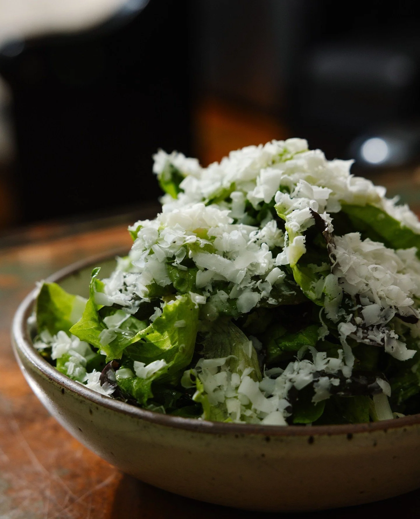 Sometimes it is what it is 🤷&zwj;♀️ Our No Bullsh*t Salad is just that: local lettuces, champagne vinaigrette and aged goat cheese and it&rsquo;s just right 👌🏼 ⁠
⁠
#summersalad #raleigheats #oysterbar #raleighseafood #rawbar #raleighrestaurant  #r