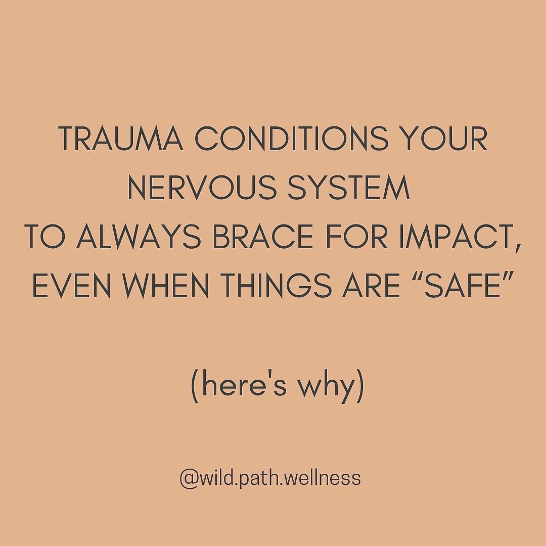 Trauma conditions your nervous system to always brace for impact, even when things are &ldquo;safe&rdquo;. Here&rsquo;s why:

As a result, not only can your emotions and thoughts become anxious and irritated, but your body can learn to stay constantl