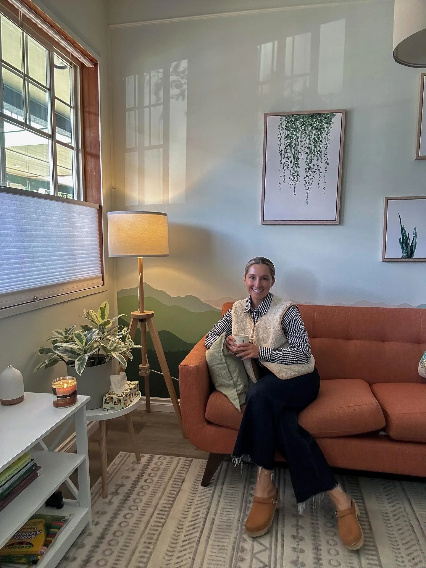 Tucked at the end of a quiet street in downtown Squamish, this counselling space offers a calm place to pause, sip tea, and feel supported