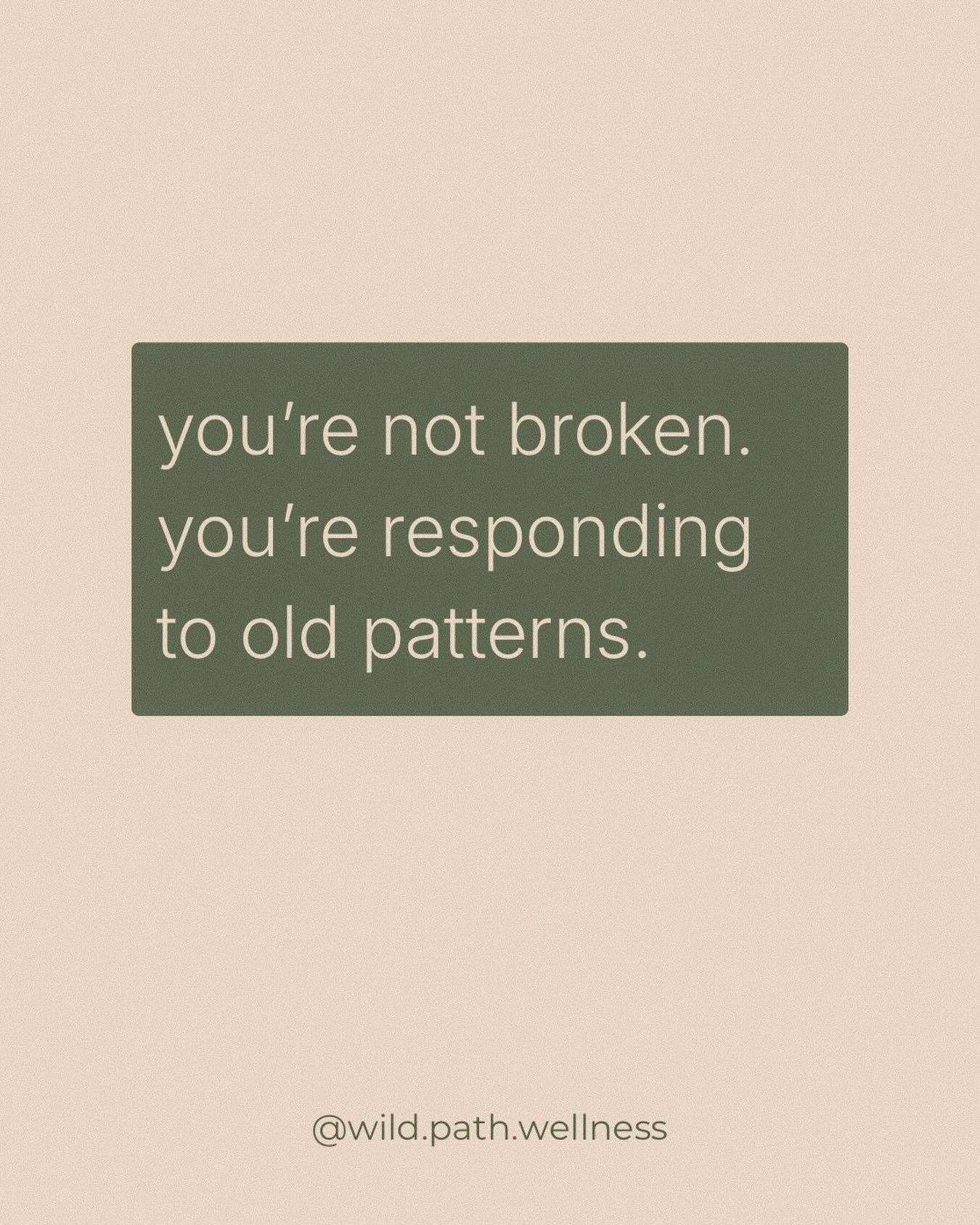 Sometimes the patterns we&rsquo;re most frustrated by are the ones that once kept us safe.

You may outgrow the circumstances they were built for, but your body remembers what it had to do to belong, to stay connected, or to avoid being too much for 