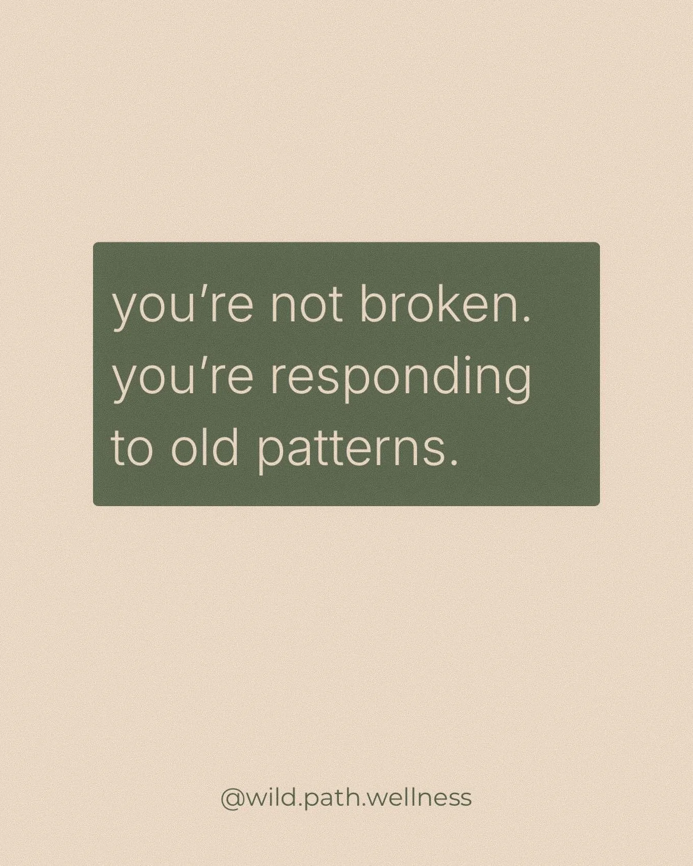 Sometimes the patterns we&rsquo;re most frustrated by are the ones that once kept us safe.

You may outgrow the circumstances they were built for, but your body remembers what it had to do to belong, to stay connected, or to avoid being too much for 