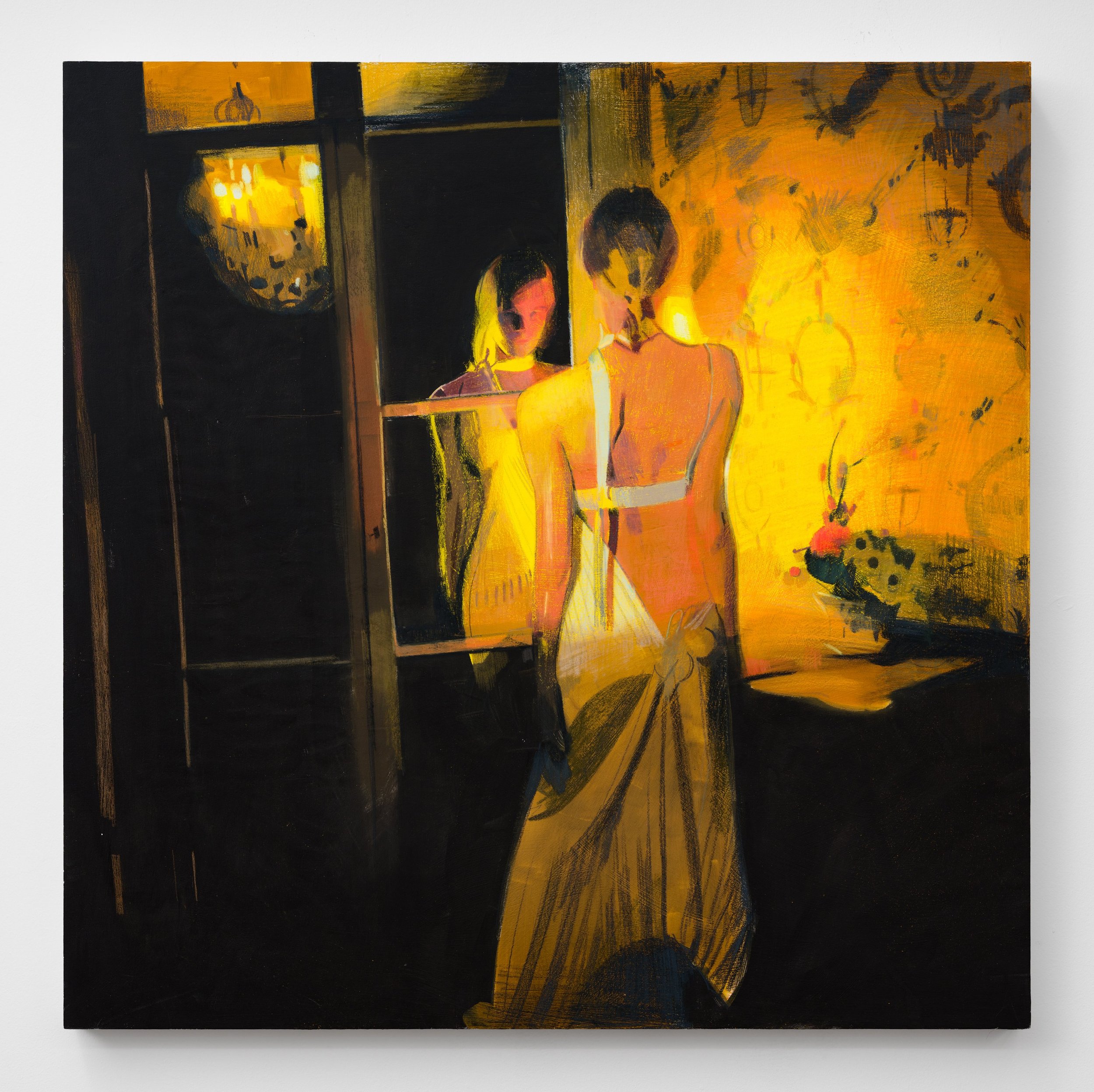 Me, Myself, 2026
Acrylic gouache and colored pencil on paper mounted to wood panel
40 x 40 in