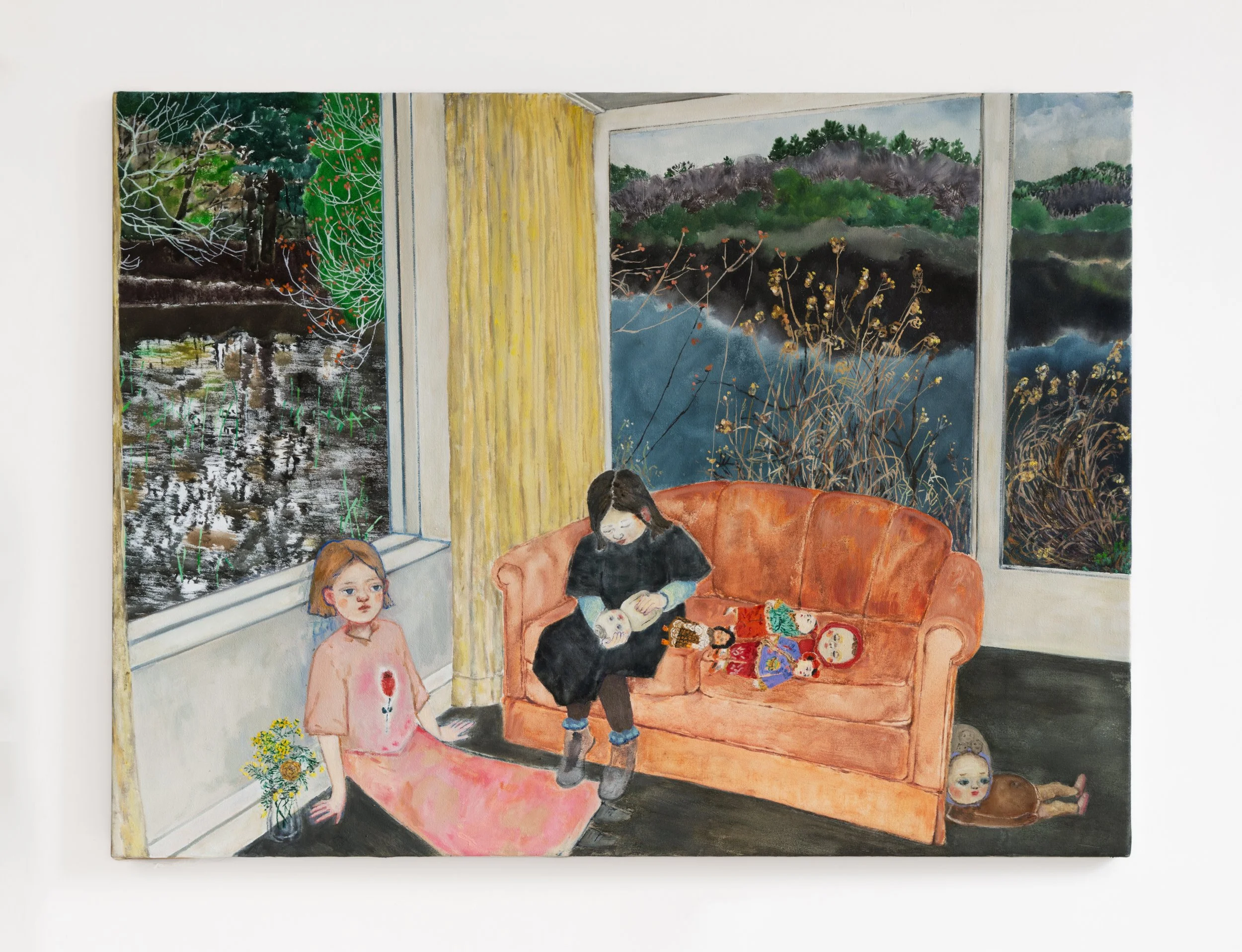 Bodies of water, 2025
Oil on canvas
29⅞ x 40 in