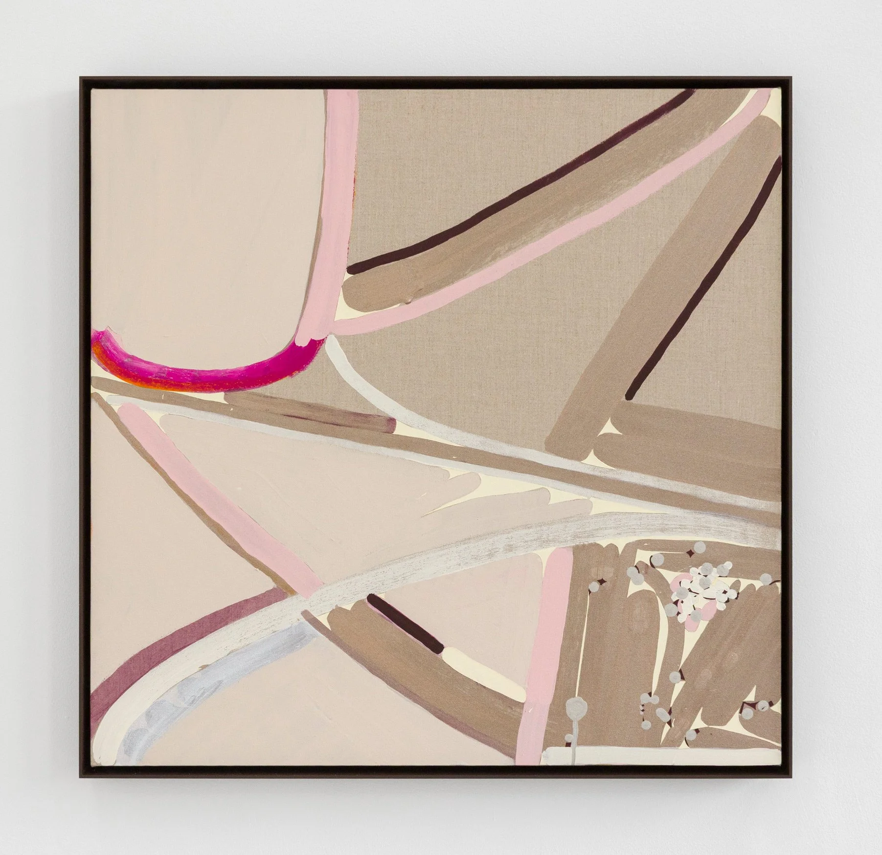 Passionflower, 2025
Oil and flashe on linen in artist’s frame
26⅛ x 26⅝ in