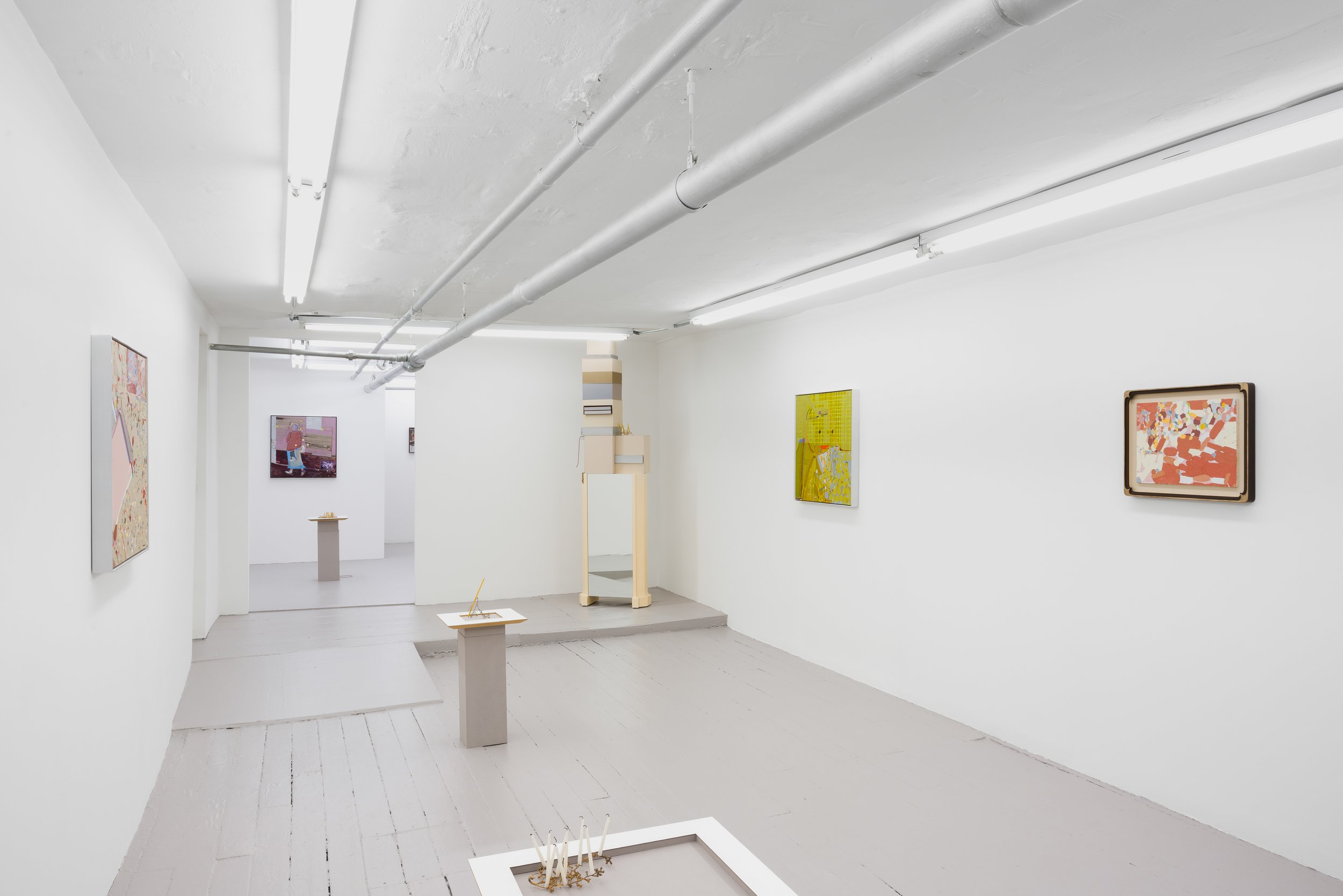The candle is on the table
Installation view
Theta, New York, 2026