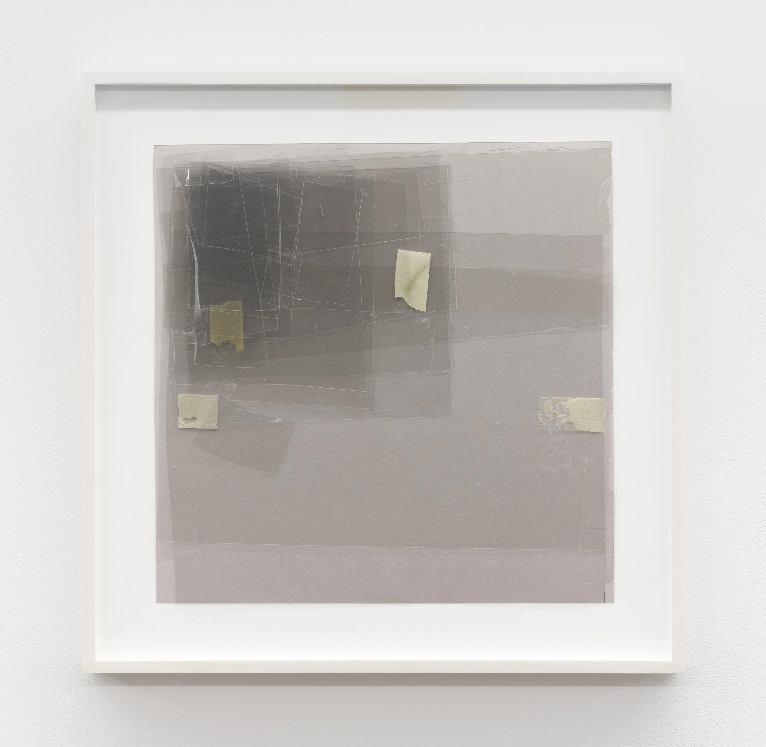 Study for the Smallest Photo in the World, 2026
Paper, tape, mylar
12⅞ x 12¾ in
16¾ x 16¾ in (framed)