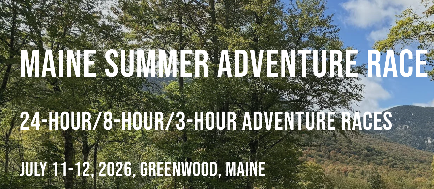 Maine Summer Adventure Race Repair Pop-Up