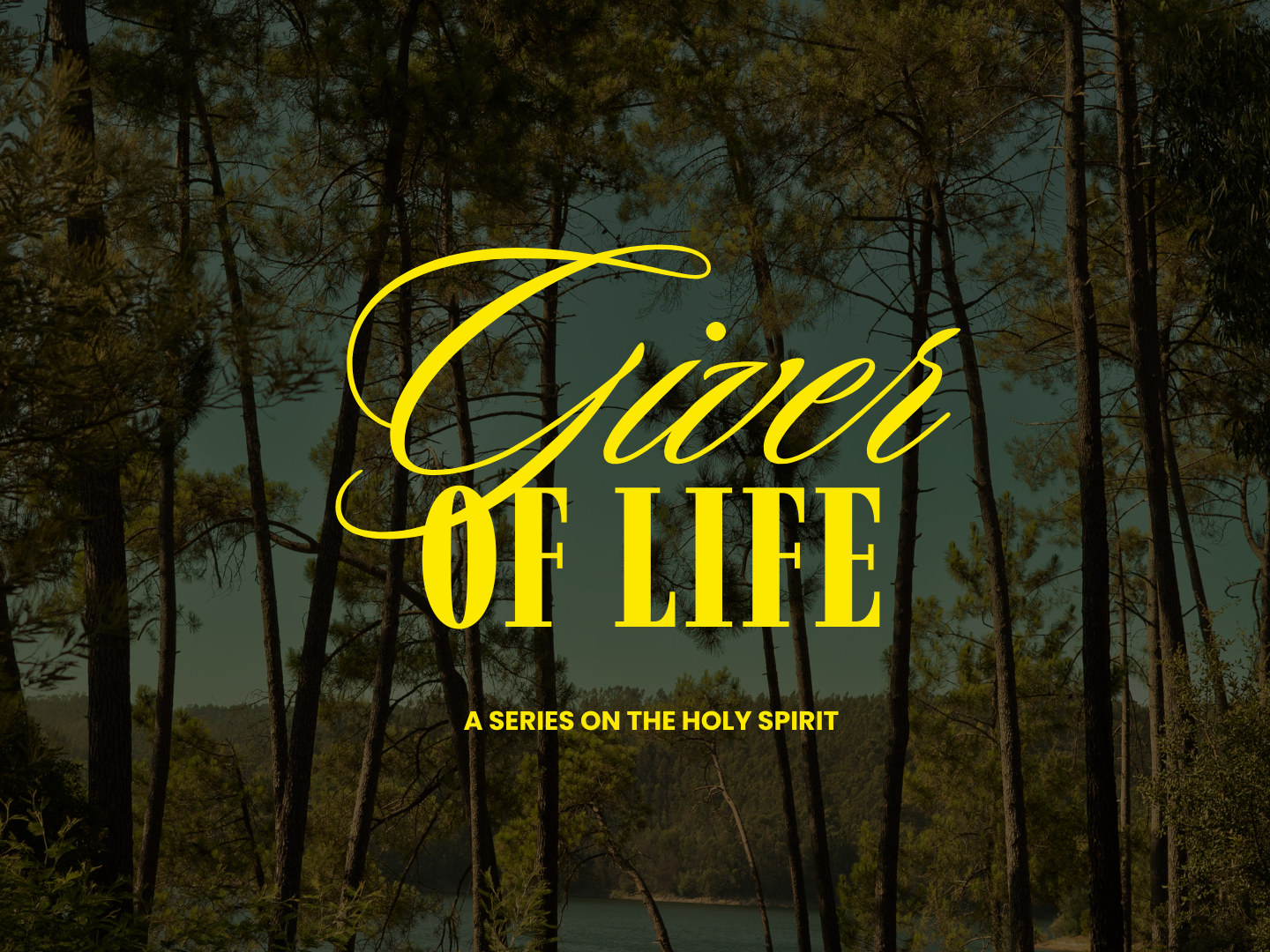 Giver Of Life: A Series On The Holy Spirit